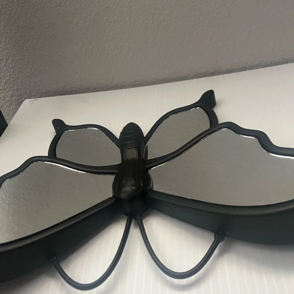 Black and Silver Butterfly Wall Decor